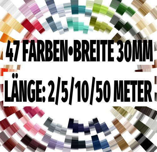 Gurtband 30mm 10 50m - 30mm, 2/5/10/50m