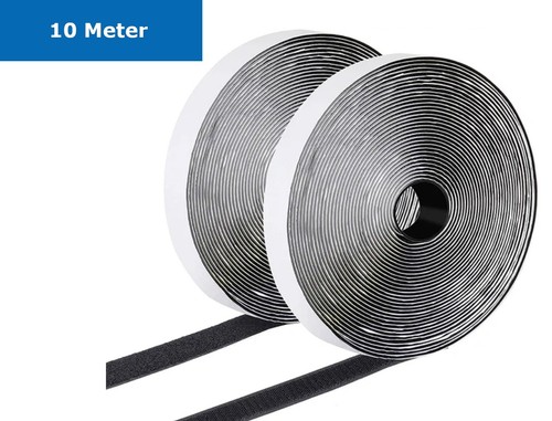 10m klettband selbstklebend - 10m,