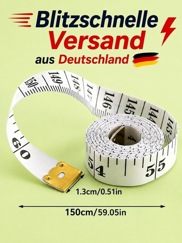 Stück schneidermaßband - 1x,